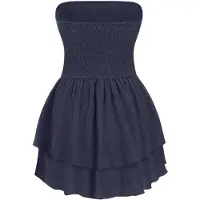 Hiccups for Kids Vestido marinho