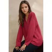 Hiccups for Kids Pullover oversized vermelho cereja