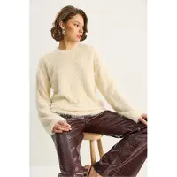 Bianco Lucci Pullover 'Pullover' creme