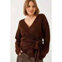 Bianco Lucci Pullover 'Pullover' castanho escuro