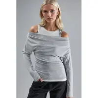 Hiccups for Kids Camisa cinzento / branco