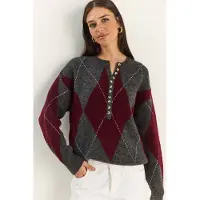 Bianco Lucci Pullover 'Pullover' cinzento