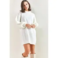 Bianco Lucci Top 'Strickoberteile' branco