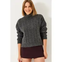 Bianco Lucci Pullover cinzento escuro