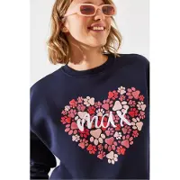 Bianco Lucci Sweatshirt marinho / vermelho claro / branco