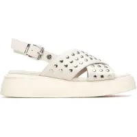 Xti para mulher. 14523902-HIELO Sandálias 145239 off-white (39), Branco, Plano, Fivela, Casual