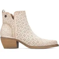 Refresh para mulher. 17504104-HIELO Botins 175041 branco (40), Marrom, 3 a 5cm, Zíper, Casual