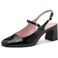 Tamaris Sapatos abertos atrás preto