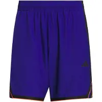 Adidas Calças de desporto 'Crazy Lite' azul escuro / laranja néon / preto