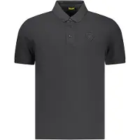 Blauer para homem. 26SBLUT02298 Camisa pólo Albans preta (L), Preto, Casual, Algodão, Manga curta