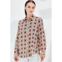 Big Dart Blusa amarelo / laranja / branco