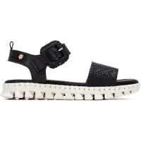 Carmela para mulher. 16326603-NEGRO Sandálias de couro 163266 preto (40), Plano, Fivela, Casual
