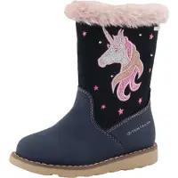 Tom Tailor Bota de neve azul / navy / cor-de-rosa / branco