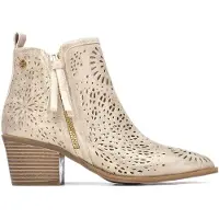 Xti para mulher. 14532704-ORO Botins 145327 dourados (36), Bege, 3 a 5cm, Zíper, Casual