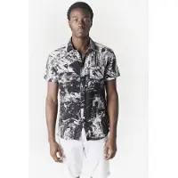 KOROSHI Camisa preto / offwhite