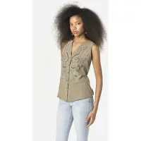 KOROSHI Blusa cinzento claro / cinzento escuro / cáqui
