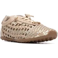 Carmela para mulher. 16325901-BEIGE Sapatilhas 163259 castanhas (41), Couro, Marrom, Plano, Cordão, Casual