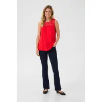 Cream Blusa 'Tippa' arando