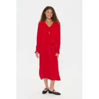 Saint tropez Casaco de malha vermelho claro