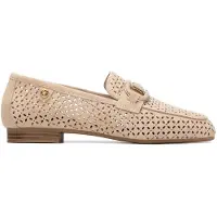 Carmela para mulher. 16313703-BEIGE Mocassins 163137 bege (39), Plano, 1 a 3cm, Nenhum, Casual, Sintético