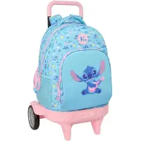 Safta Mochila Com Rodas Compact Evolutive Extraible Stitch Waves 33l 33x22x45 Cm