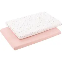 cambrass Lençol De Baixo Para Mini Berço Calma 50x90x12 Cm 2 Unidades