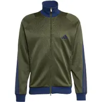 Adidas Casaco de treino 'Stadium' azul escuro / oliveira