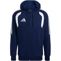 Adidas Casaco de treino em moletão 'Tiro26 League' navy / branco