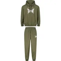 TAPOUT Fato de jogging 'Terraza' oliveira / branco