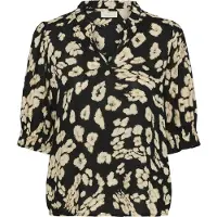 Kaffe Blusa 'KAElly' bege / bege claro / preto
