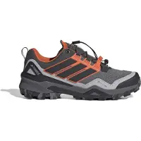 Adidas Sapato com atacadores cinzento / laranja
