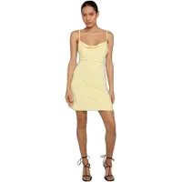 Urban Classics Vestido amarelo claro