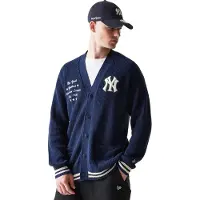 New Era Casacos MLB COLLEGIATE SCRIPT CARDI NEW YORK YANKEES mulheres - Marinho - EU XL