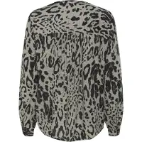 Kaffe Blusa 'KAMilia' cinzento / preto / branco