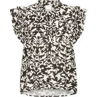 Ichi Blusa preto / offwhite