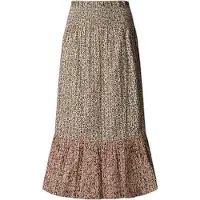 Pepe Jeans para mulher. PL9011906 Saia Daphne castanha (S), Marrom, Casual, Algodão