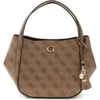 GUESS Malas de tiracolo 'Coleen Petit Monogramme' bege