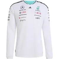 Adidas Camisola de futebol 'Mercedes - AMG Petronas Formula 1 Team Authentic' mistura de cores / branco