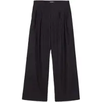 Desigual , Calças compridas com pregas, Mulher, PoliÉSter, Preto, L