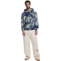 Desigual , Moletom mosaico, Homem, AlgodÃO, Azul, L