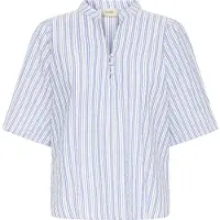 Fransa Blusa navy / branco