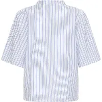 Fransa Blusa navy / branco