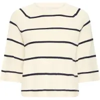 Ichi Pullover 'BOSTON' marfim / preto