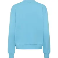 Kaffe Sweatshirt 'KALilje' azul céu / branco