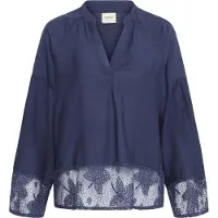 Fransa Blusa 'MINNAS' azul / esbranquiçado