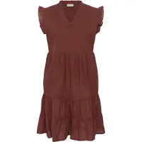 Kaffe Vestido 'KAValerie' castanho de castanha