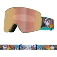 Dragon - Máscaras ski - NFX2 Blake Paul - Lumalens Midnight + Lumalens Violet para Unissexo - Preto