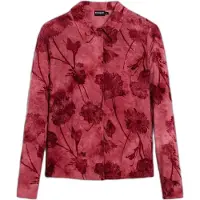 Desigual , Camisa flocada, Mulher, PoliÉSter, Vermelho, L