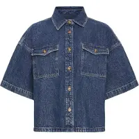Ichi Blusa 'KAMINA ' azul ganga