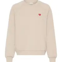 Ichi Sweatshirt 'Svala' bege / laranja